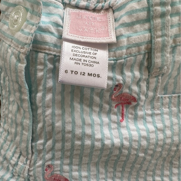 Janie and Jack flamingo set - Picture 3 of 4